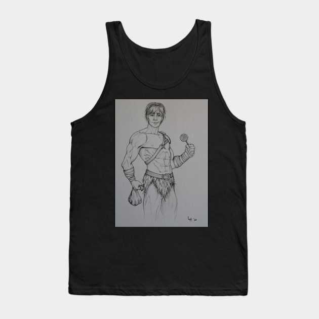 Blag the Barbarian/Monk from Intelligence Check Tank Top by IntelligenceCheck